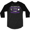 I Love Someone with Pancreatic Cancer to The Moon and Back to Infinity 3/4 Sleeve Shirt