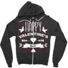 happy valentine's day Zipper Hoodie