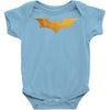 Batman Gold Logo Baby Bodysuit