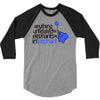 anything unrelated elephants 3/4 Sleeve Shirt