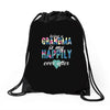 being a grandma Drawstring Bags