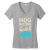 hog butcher to the world chicago Women's V-Neck T-Shirt