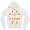 happy halloween ugly christmas sweater Zipper Hoodie