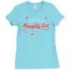 i'm on santa's naughty list Ladies Fitted T-Shirt
