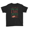i just want to drink wine &amp; bake christmas cookies Youth Tee