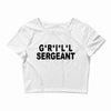 grill sergeant Crop Top