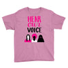 Women's March Hear Our Voice Youth Tee