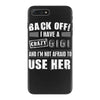 back off i have a crazy gigi and i'm not afraid to user her iPhone 7 Plus Case