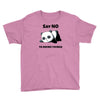 say no to doing things Youth Tee