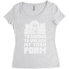 training to unlock my titan form Women's Triblend Scoop T-shirt