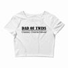 dad overachiever Crop Top