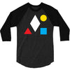 clean bandit shapes geometric 3/4 Sleeve Shirt