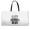 happy father day greeting Weekender Totes
