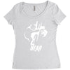 Bear Women's Triblend Scoop T-shirt