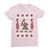 ugly sweater fight christmas t shirts Ladies Fitted T-Shirt