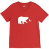 Bear Fishing V-Neck Tee