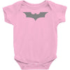 uomo batman bruce wayne logo stampa argento cinema&amp;tv Baby Onesie
