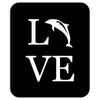 love dolphin Mousepad