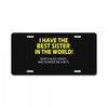 best sister crazy scarry License Plate