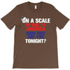 on a scale of one to america how free are you tonight T-Shirt