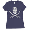 mask of modern mutiny Ladies Fitted T-Shirt