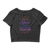 stolze mama einer grossartigen tochter hoodie Crop Top