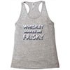 whiskey makes me frisky Racerback Tank
