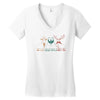goatee beard mustache Women's V-Neck T-Shirt