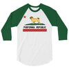 colifornia republic parody pugfornia republic 3/4 Sleeve Shirt
