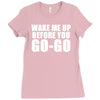 wake me up Ladies Fitted T-Shirt