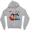 cuphead and mugman Zipper Hoodie