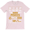 Born Pisces Multitasking Problem Solving Tees T-Shirt