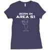 alien themed   ufo Ladies Fitted T-Shirt