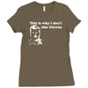 i dont like clowns tfunny Ladies Fitted T-Shirt