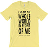 official t shirt red sleeping with sirens whole world lyrics all sizes T-Shirt