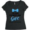 I'm Your Father's Day Gift  Says You're Welcome Baby Boy Women's Triblend Scoop T-shirt