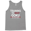 train insaiyan gym training to beat goku or krillin dbz dragon ball z Tank Top