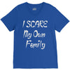 i scare my own family V-Neck Tee