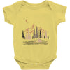 night in the forest Baby Bodysuit