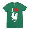 i love cock Ladies Fitted T-Shirt