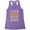 if loving pumpkin spice makes me a basic bitch Racerback Tank