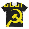 cccp hammer &amp; sickle  soviet union communist communism russia red star All Over Women's T-shirt