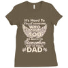 rest in peace dad Ladies Fitted T-Shirt