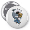 shark Pin-back button