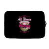 quens are born [your date] Laptop sleeve