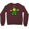 happy saint patrick day simpson Crewneck Sweatshirt