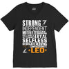 Strong Independent Motivated Leo V-Neck Tee
