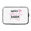 Happy Fathers Day Daddy! Baby Girl Any Name Customized Laptop sleeve