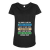 My Mind is Like My internet Browser i Have 19 Tabs Open 3 Are Frozen A Maternity Scoop Neck T-shirt