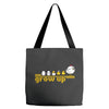 grow up Tote Bags